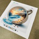 Чашка мрії з горами
