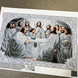 Таємна вечеря срібна 53/35 см.