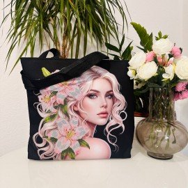 Шопер дівчина світла лілія