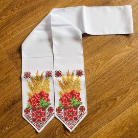 Бантик калина з колосками