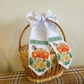 Бантик мед з візерунком