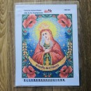 Богородиця Остробрамська у маках А4