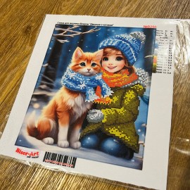 Дівчинка з котиком