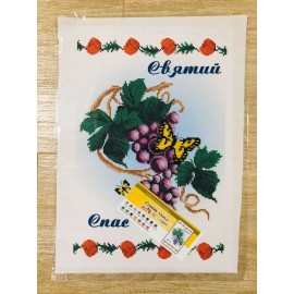 Рушник до Спаса з виноградом
