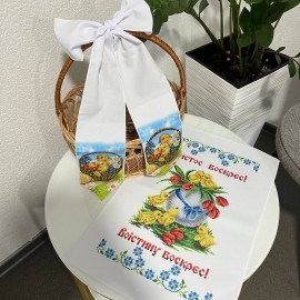 Рушник з курчатами