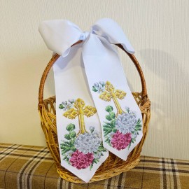 Бант хрест квіти
